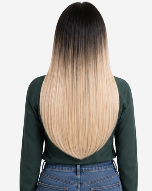 Tresă Best Seller Ombre Şaten Închis cu Blond Deschis