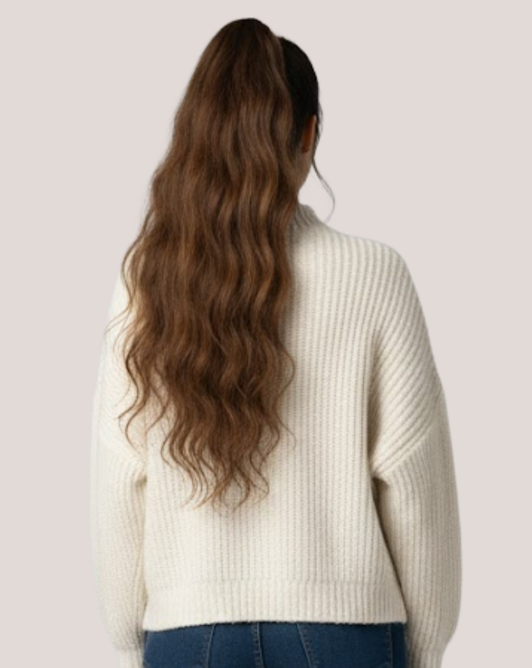 Coada New Style Saten Ciocolatiu