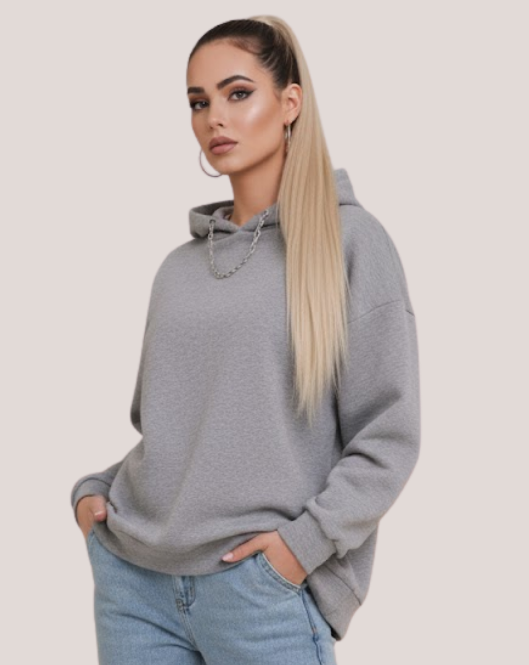 Coada New Style Long Blond Bej