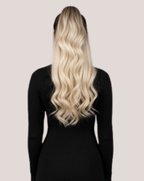 Coada New Style Ombre Saten inchis/Blond rece