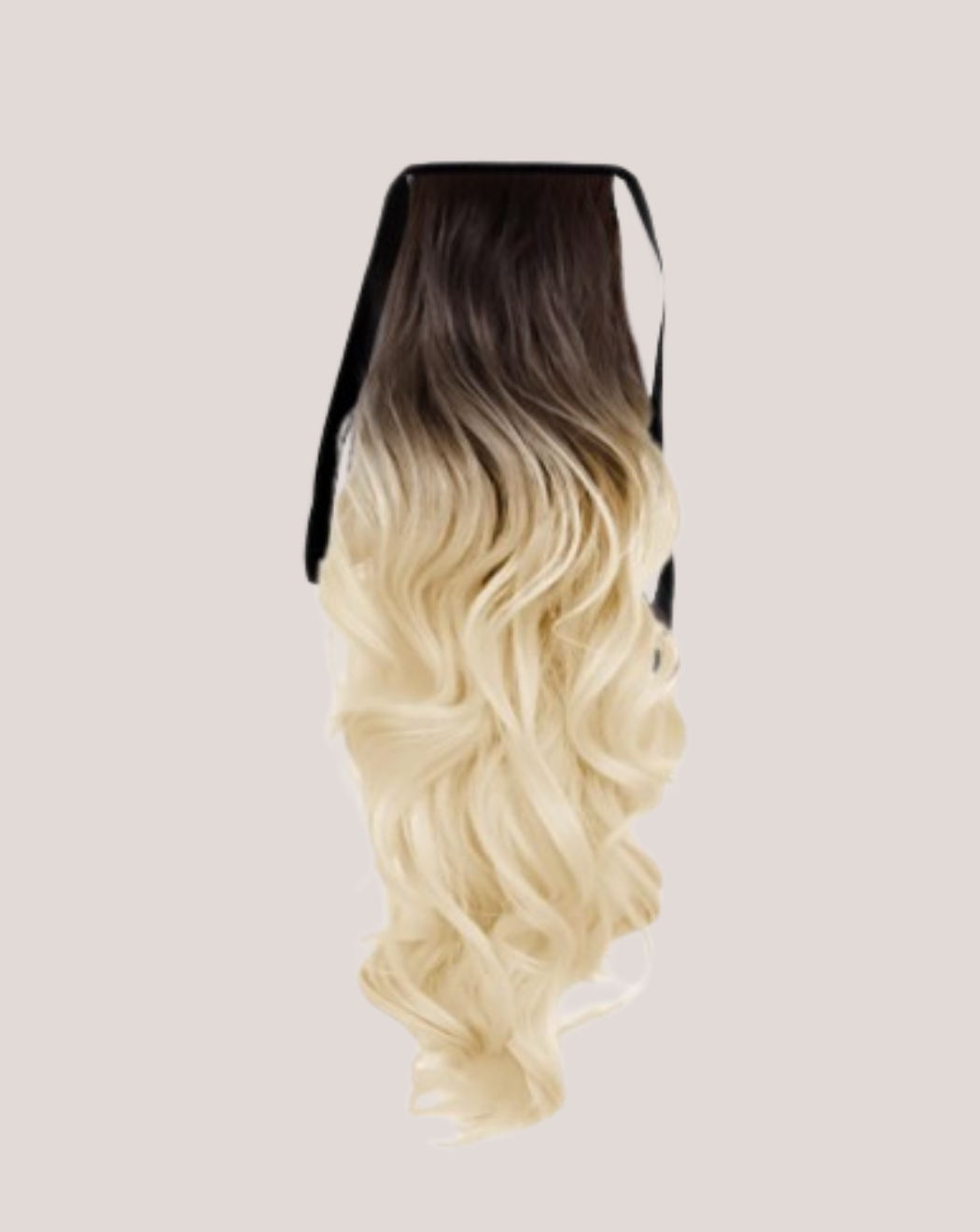 Coada New Style Ombre Saten inchis/Blond rece