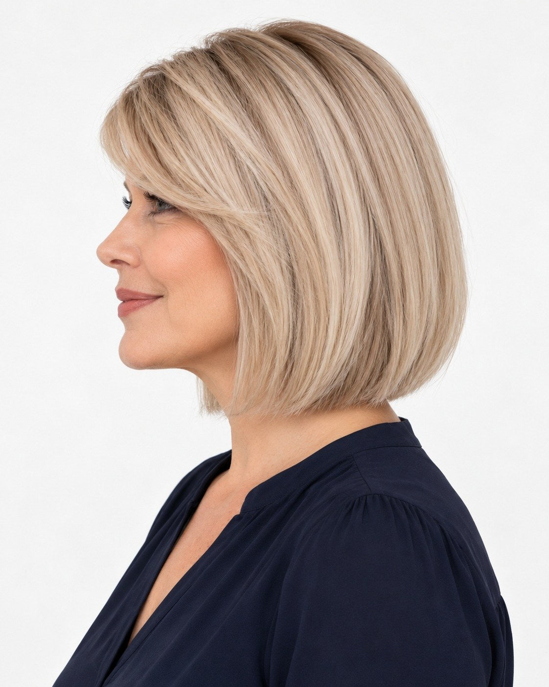 Perucă Best Seller Noa Blond Cenusiu şuviţat