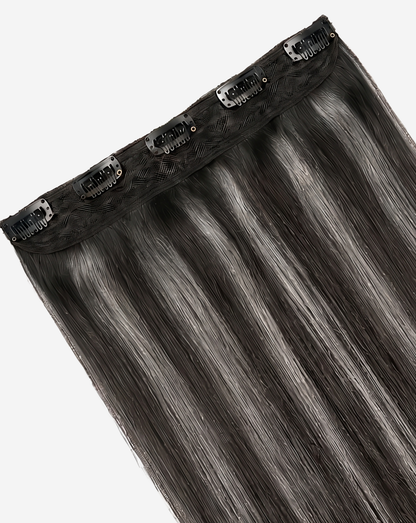 Tresă Best Seller Șuvițată Negru cu Blond Gray