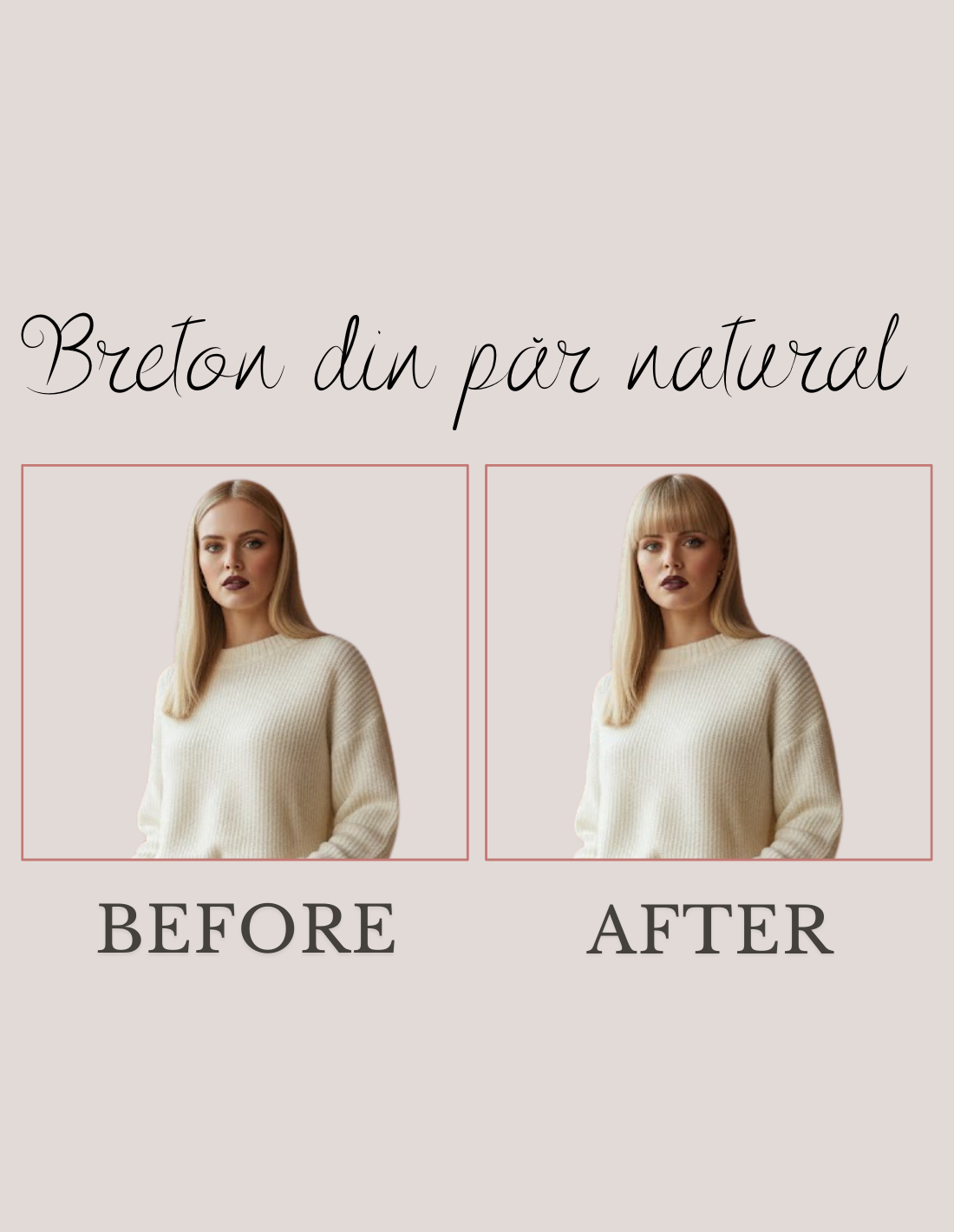 Breton Simplu Blond Bej 16