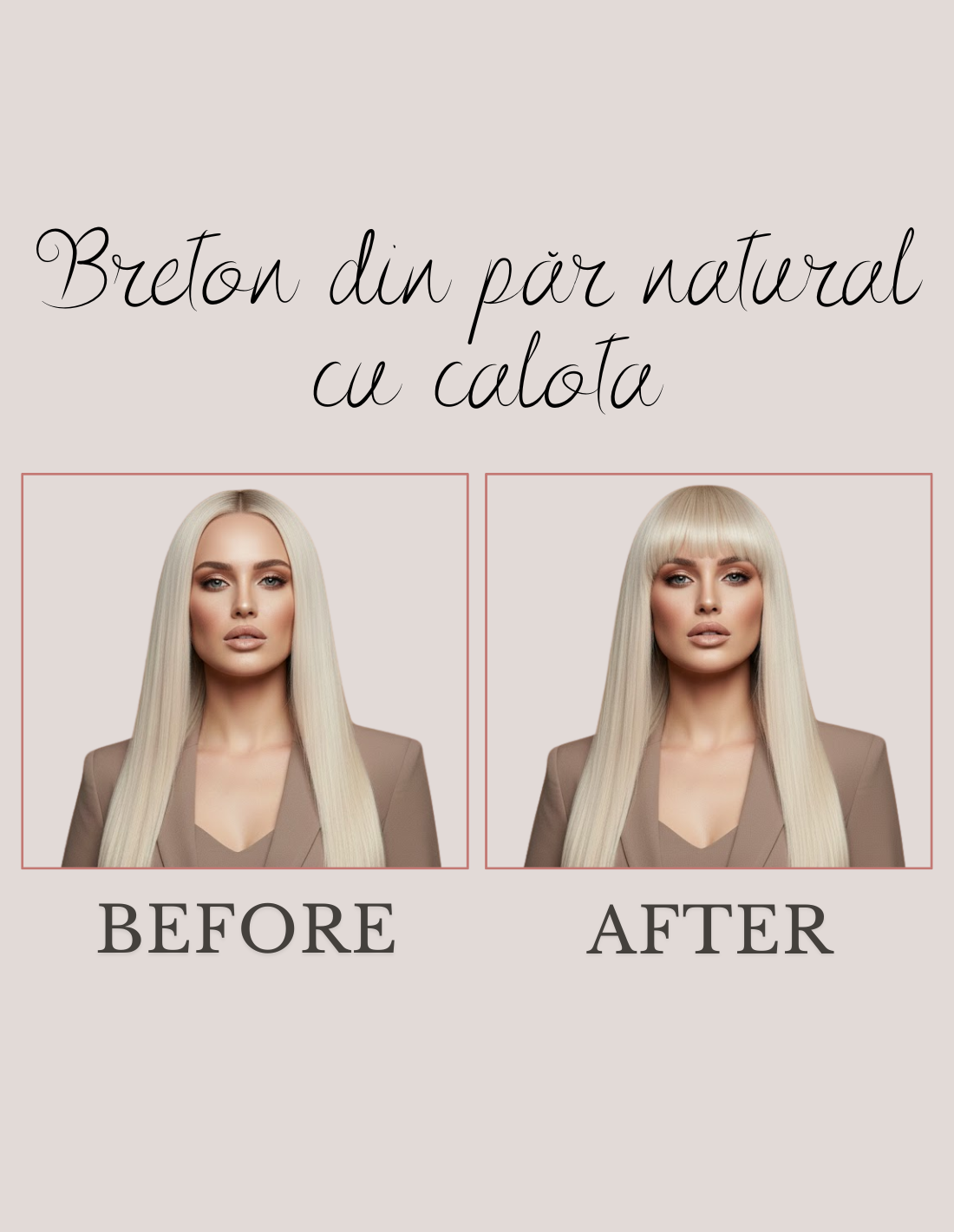 Breton Cu Calotă Blond Cenusiu Pla