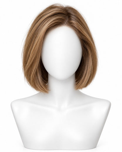 Perucă Best Seller Tia Şaten Deschis şuviţat cu Blond Cenusiu
