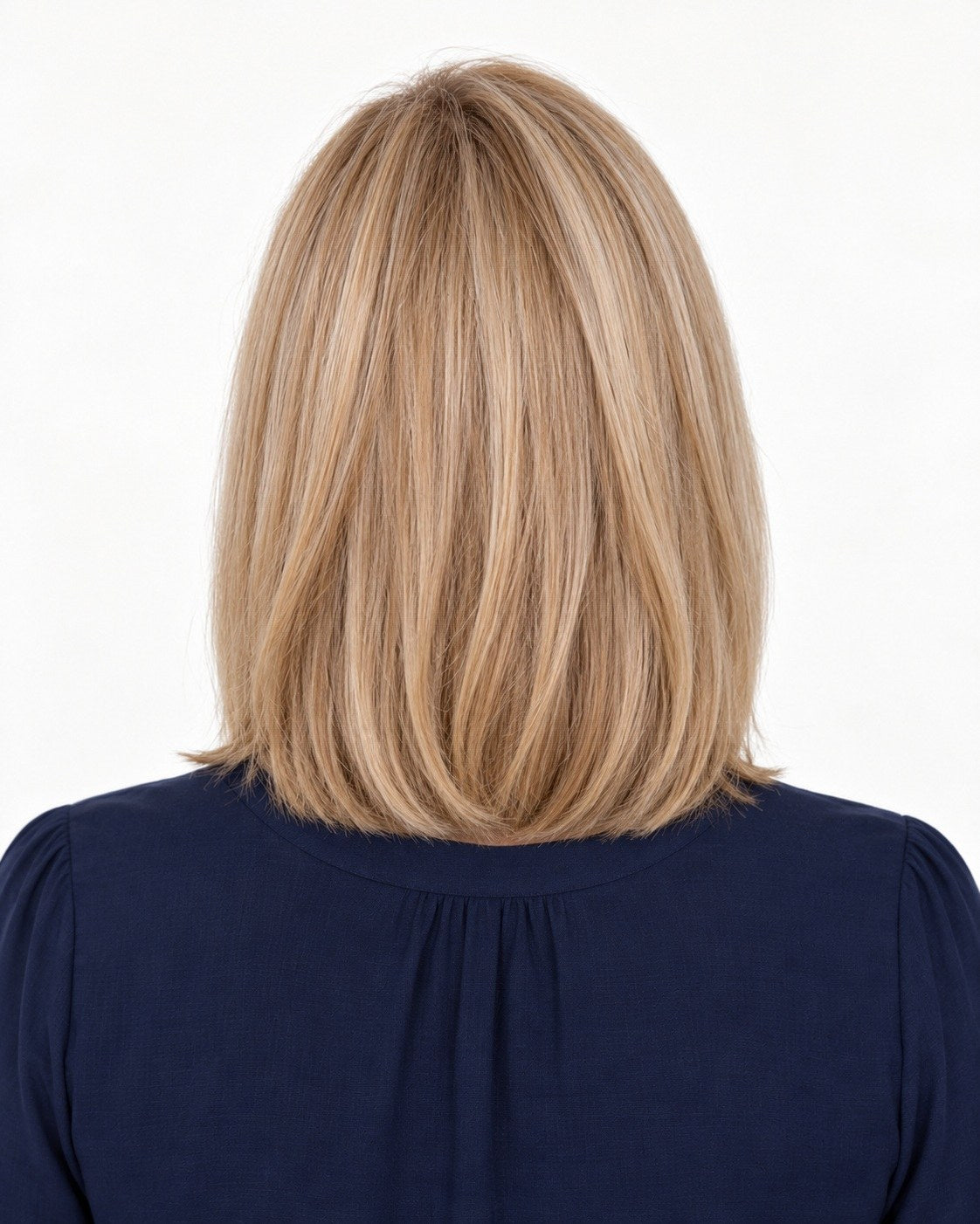 Perucă Best Seller Tara Şaten Deschis şuviţat cu Blond Auriu