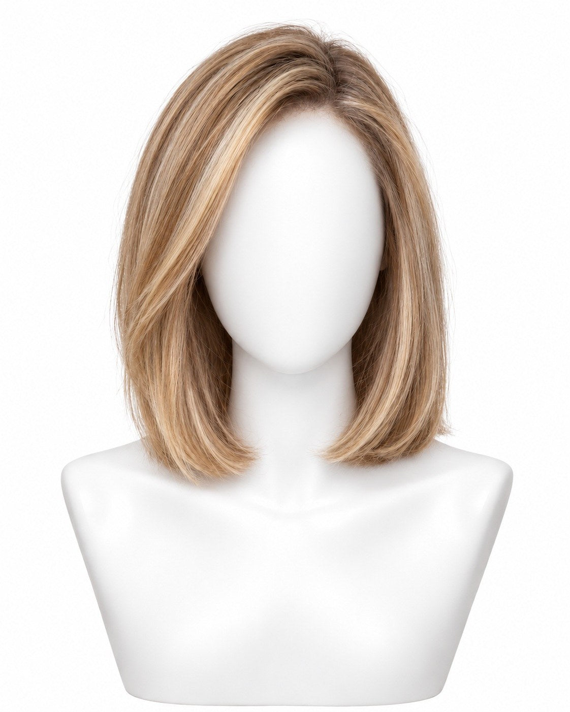 Perucă Best Seller Tara Şaten Deschis şuviţat cu Blond Auriu