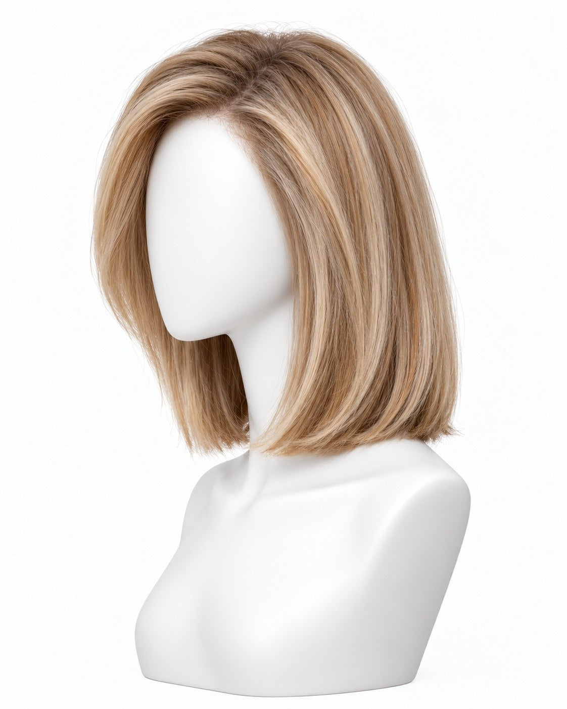 Perucă Best Seller Tara Şaten Deschis şuviţat cu Blond Auriu