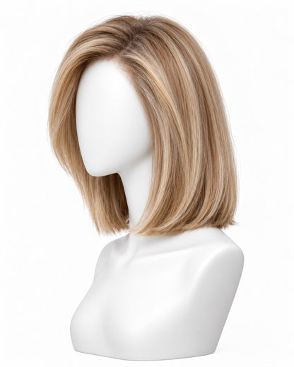 Perucă Best Seller Tara Şaten Deschis şuviţat cu Blond Auriu