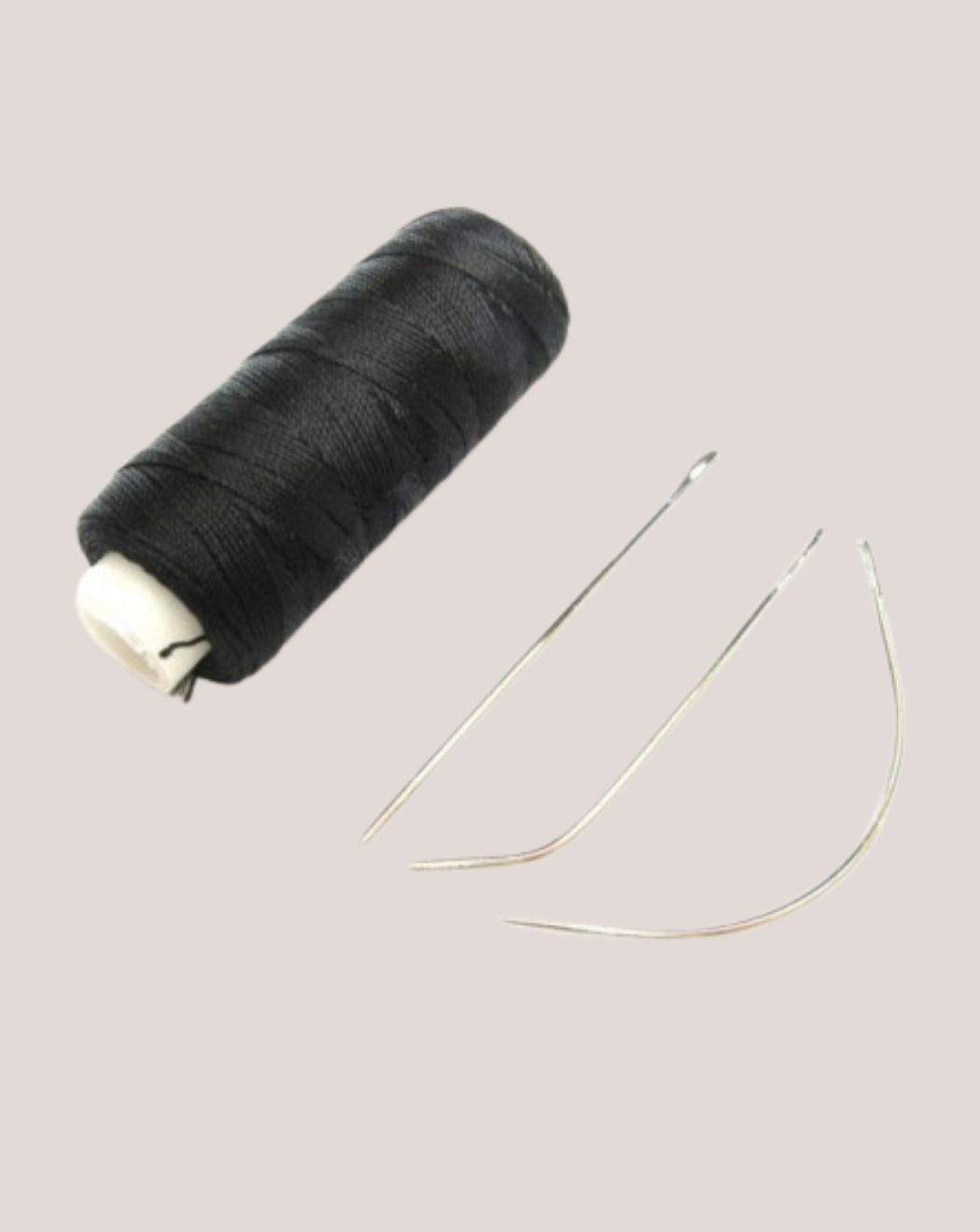 Ață Cerată pentru Extensii Cusute- Negru