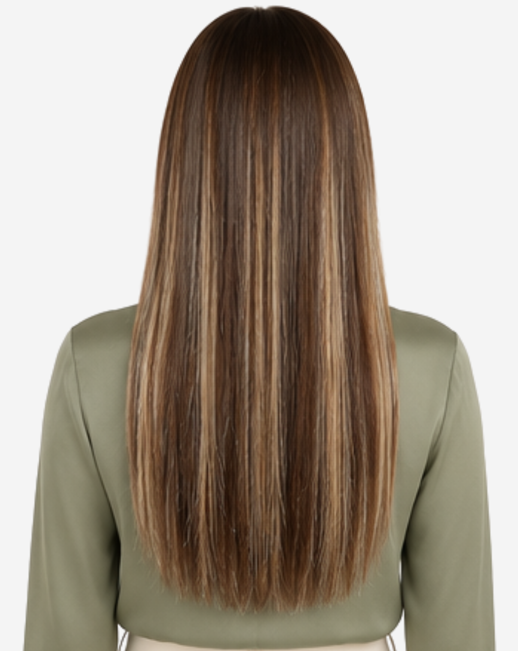 Extensii Clip On Best Seller Şuviţat Şaten Ciocolatiu cu Blond Deschis