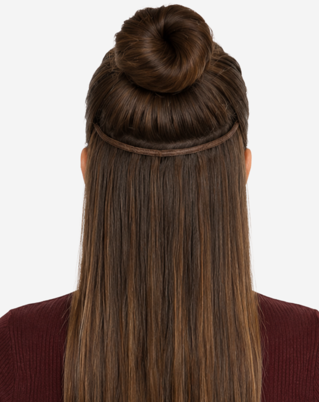 Extensii Clip On Best Seller Şuviţat Şaten Ciocolatiu cu Şaten Deschis