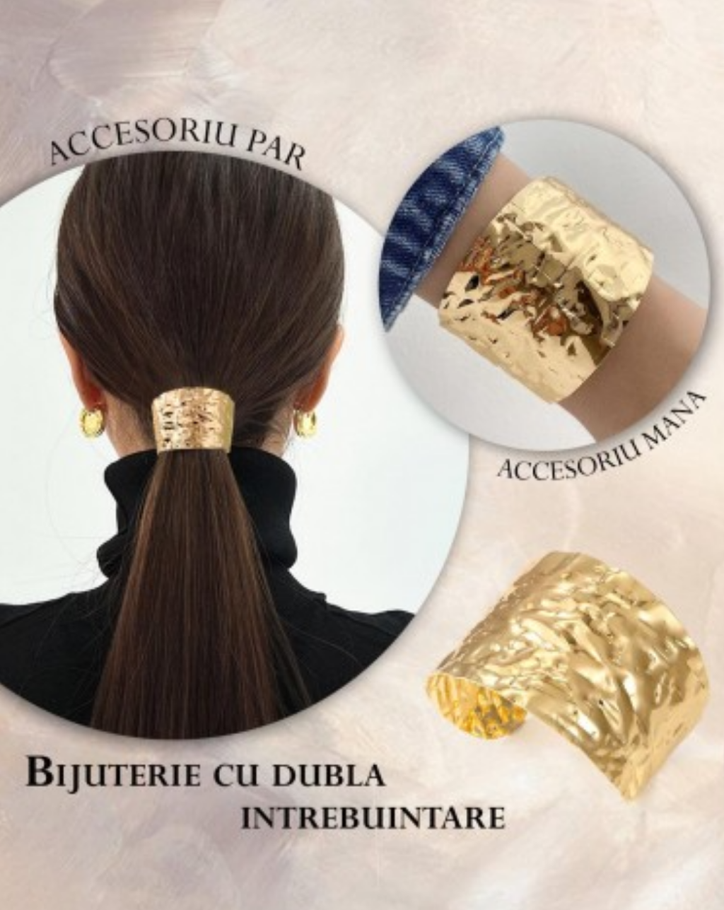 Bijuterie Păr Goldy