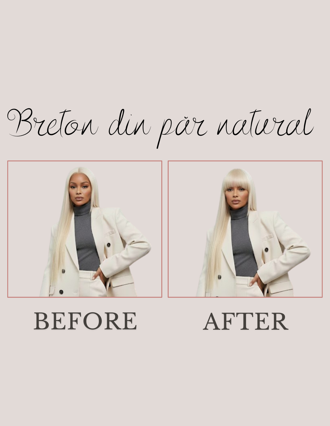 Breton Simplu Blond Rece Perlat 60