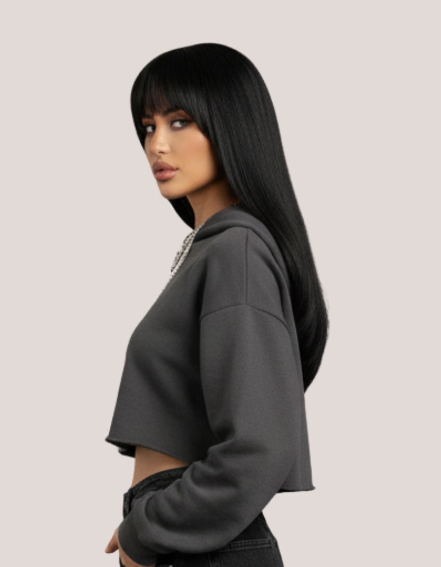 Perucă Naturală Bianca