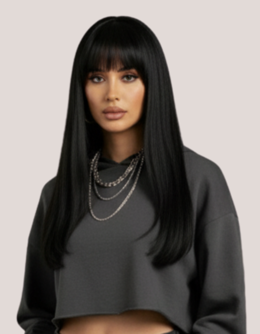 Perucă Naturală Bianca