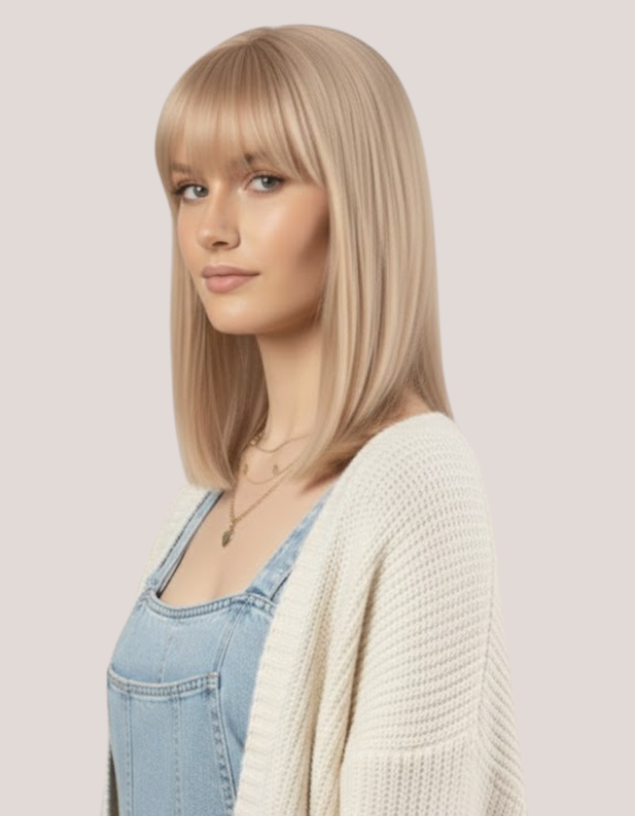 Perucă Păr Natural Bladen