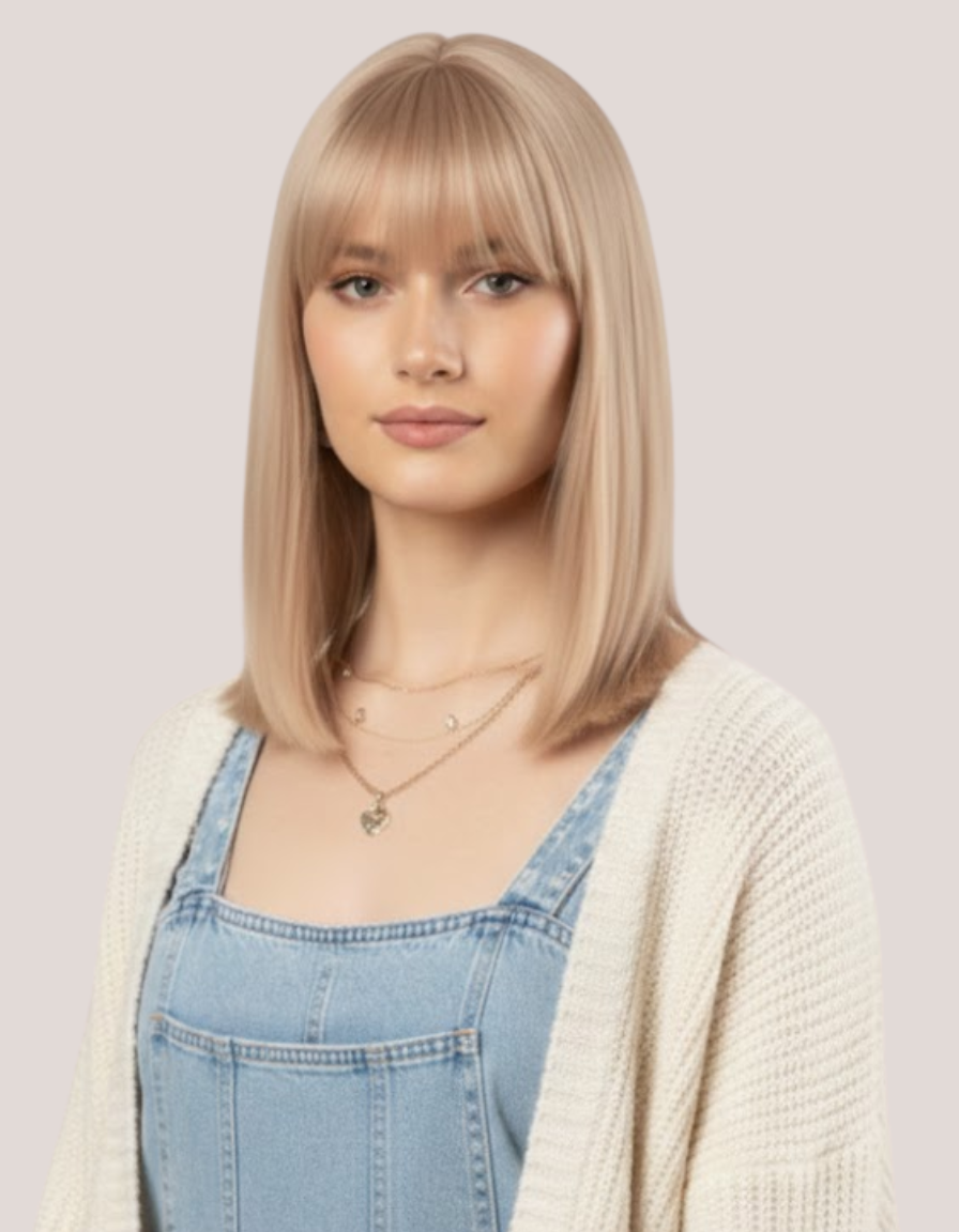 Perucă Păr Natural Bladen