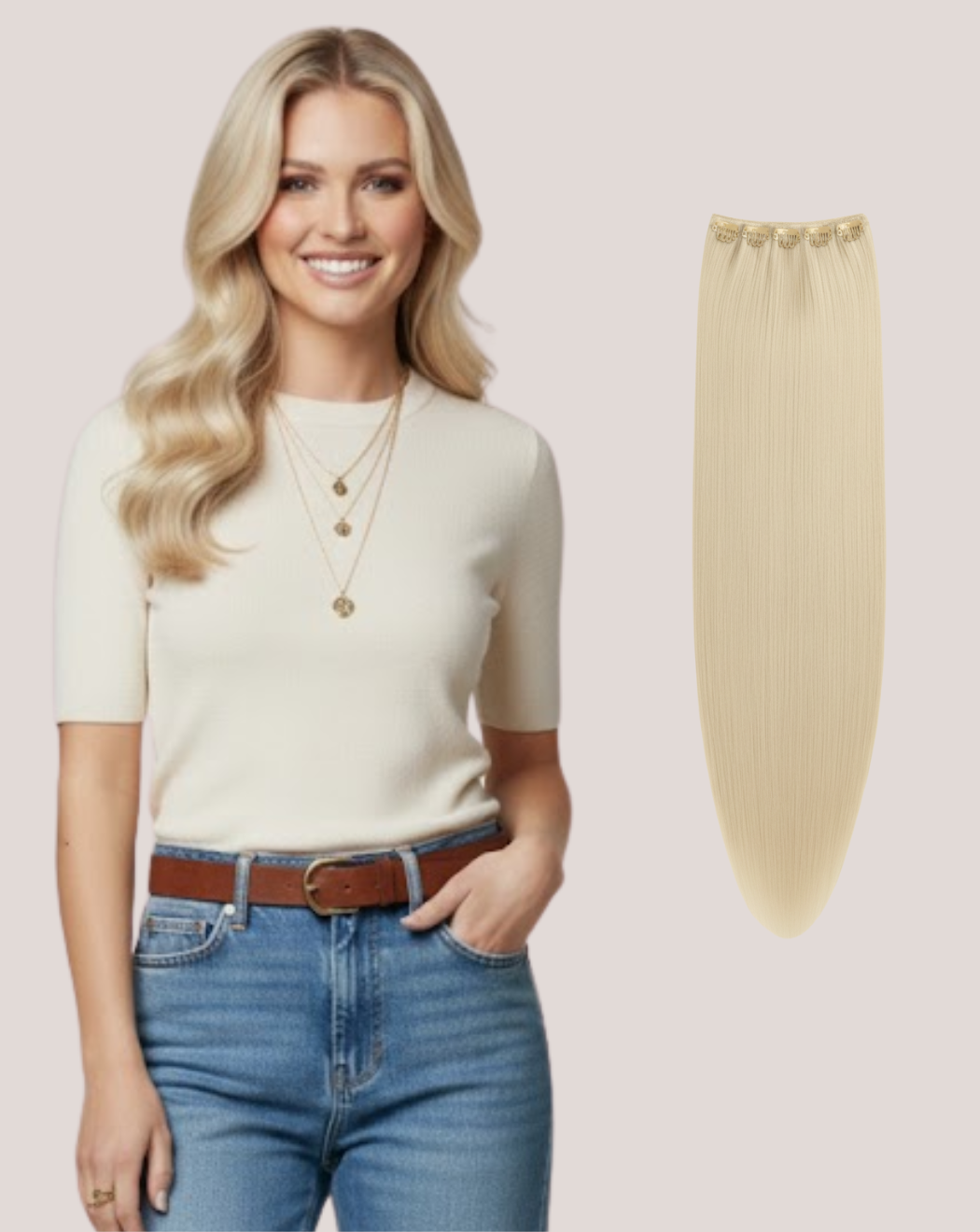 Tresă Best Seller Blond Rece Perlat 60