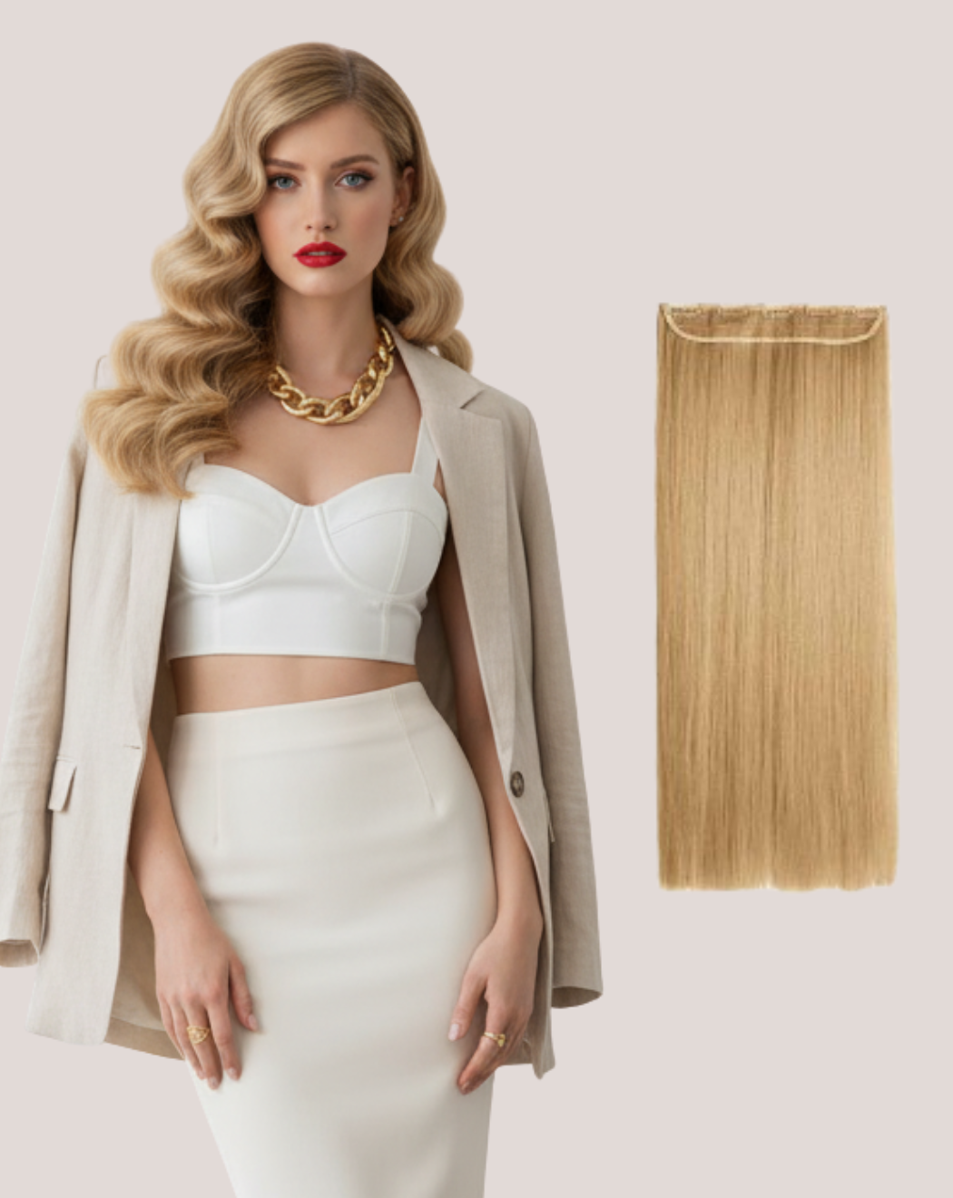 Tresă Amora Blond Bej 16