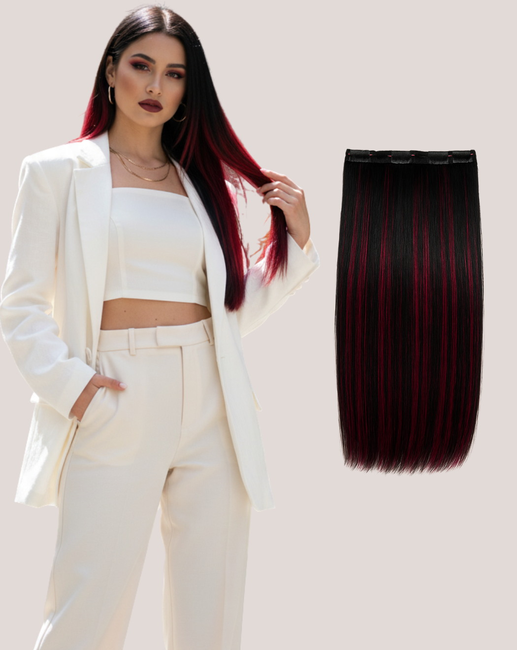 Tresă Amora Balayage Berry Noir Blend 1-bug