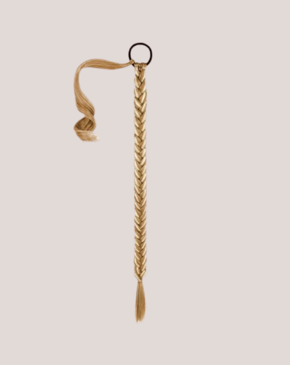 Coada New Style Long Suvitat Saten Auriu/Blond Rece