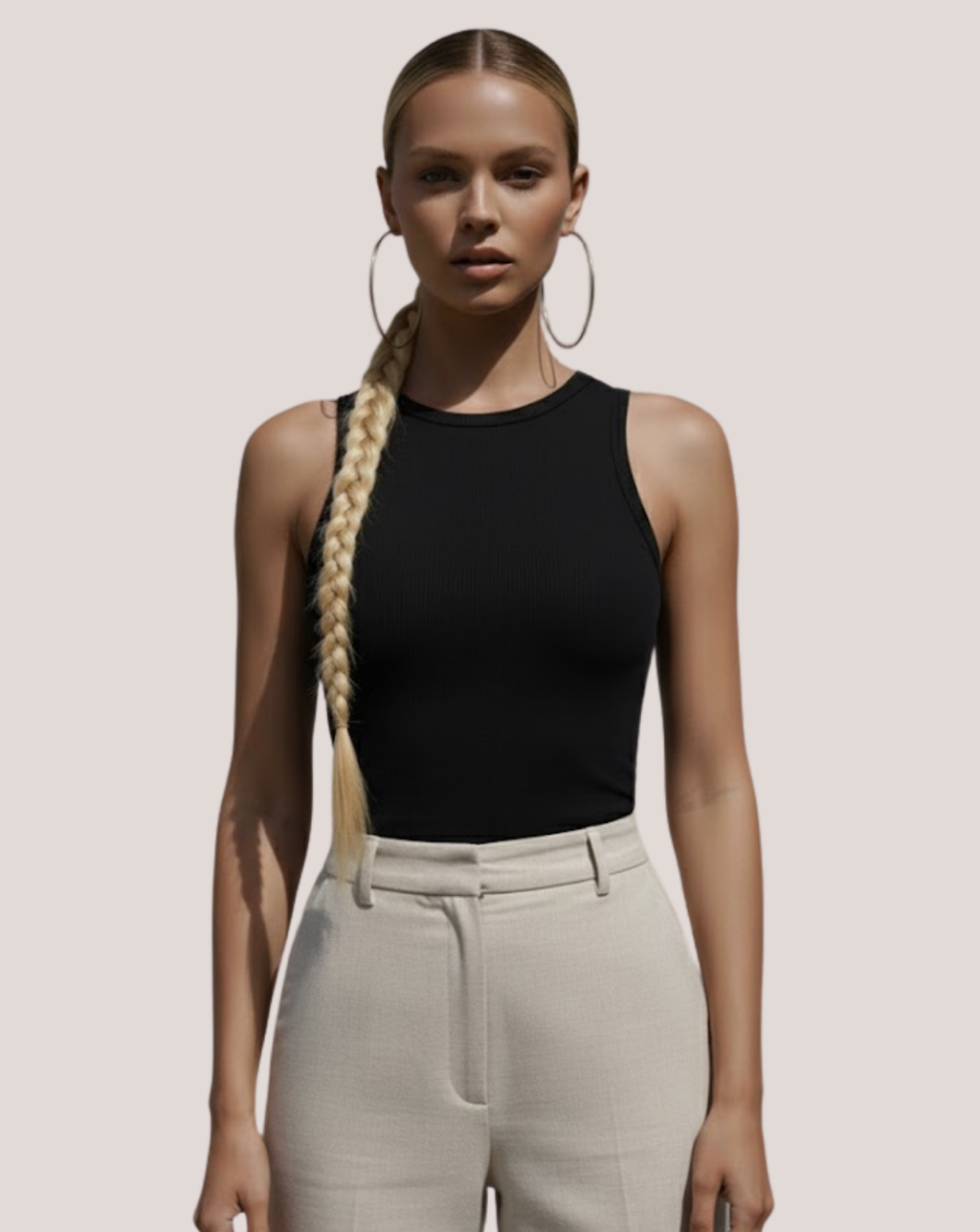 Coada New Style Long Blond Rece Perlat