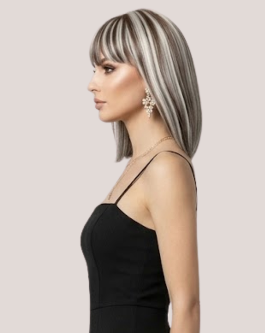 Perucă Best Seller Chapa 2-  white gray