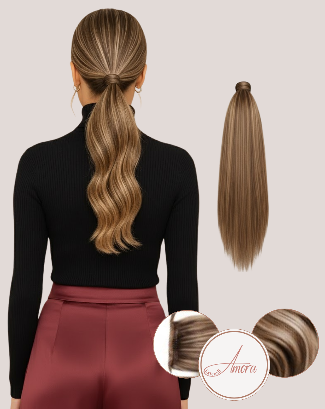 Coadă Best Seller Șuvițată 2-pla