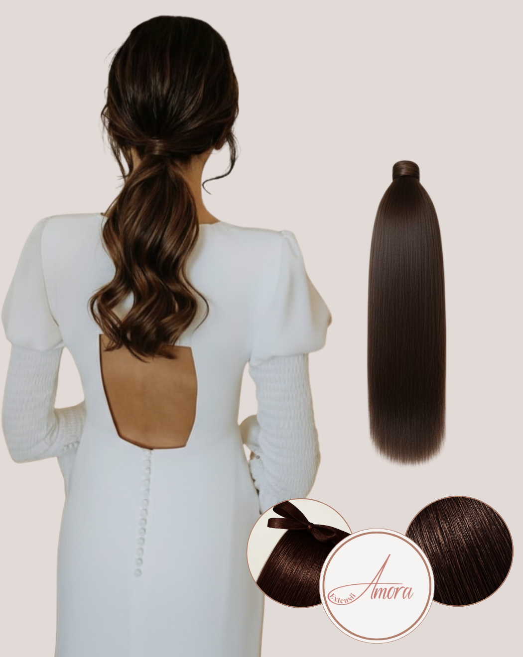 Coadă Best Seller Șaten Natural 2