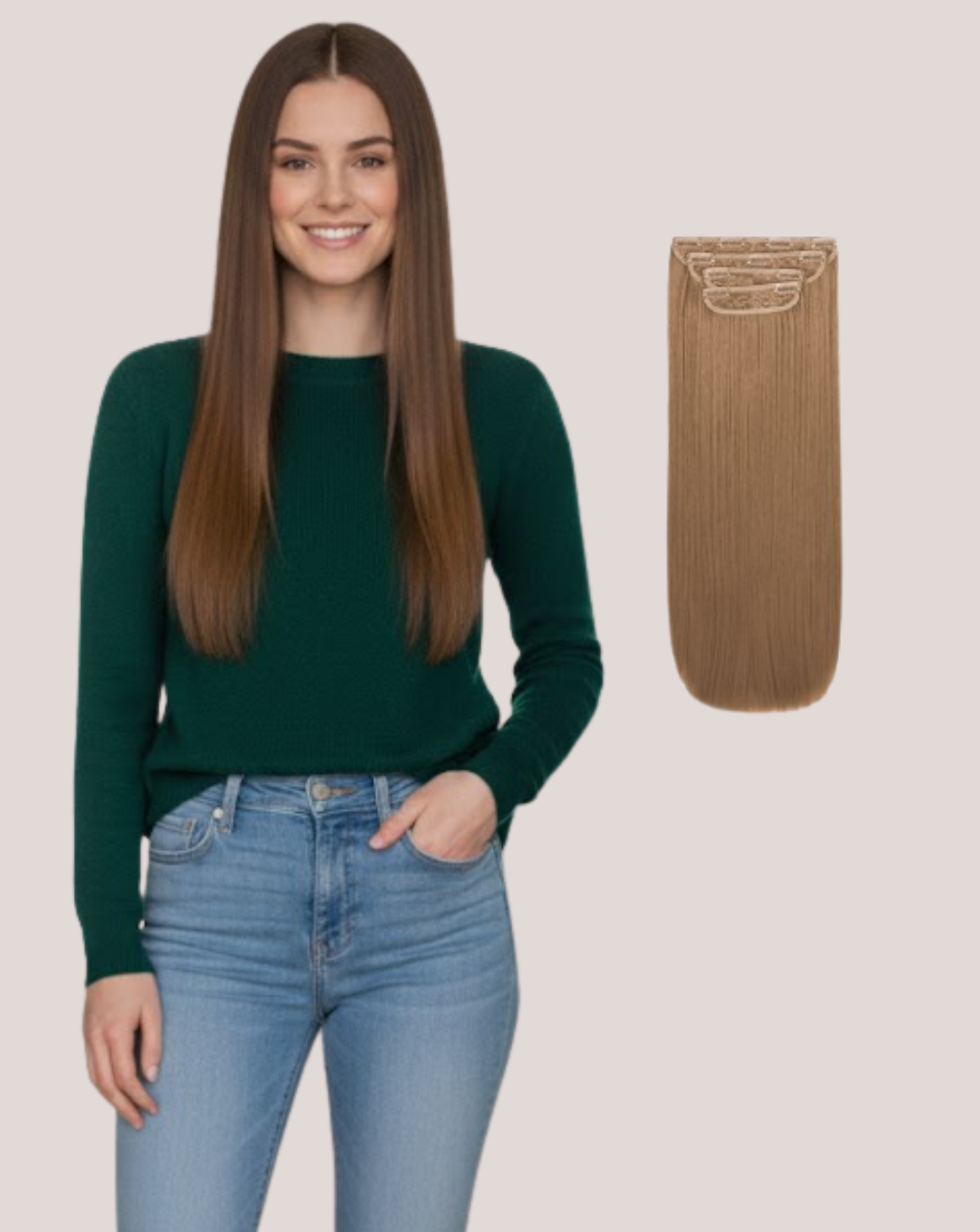 Extensii Clip On Best Seller Saten Mediu 8