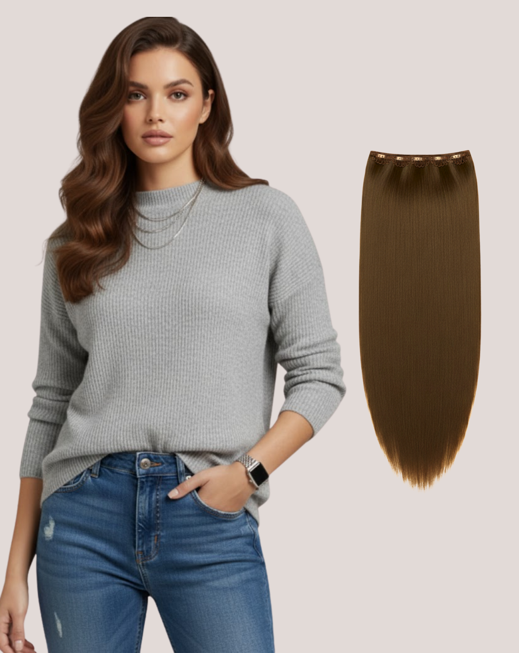 Tresă Best Seller Șaten Mediu 8