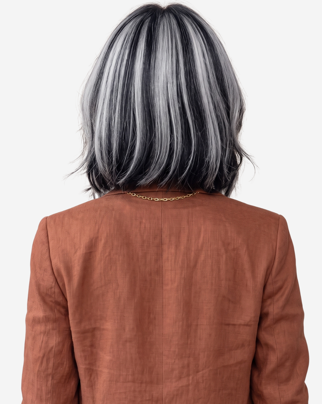Perucă Best Seller Leila Ombre Negru cu Gray