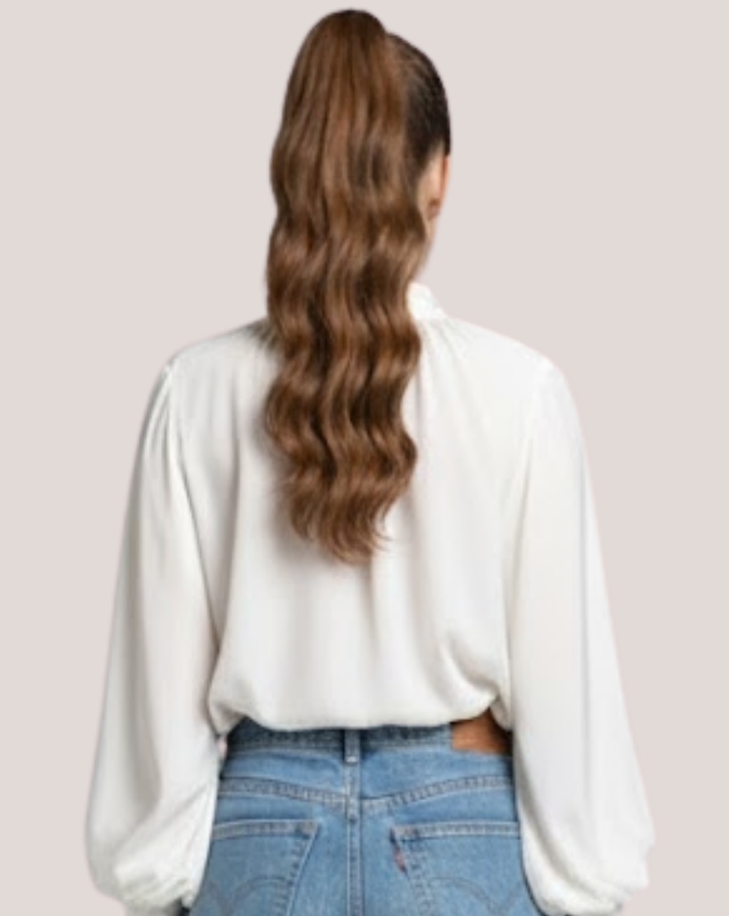 Coada New Style Saten Ciocolatiu