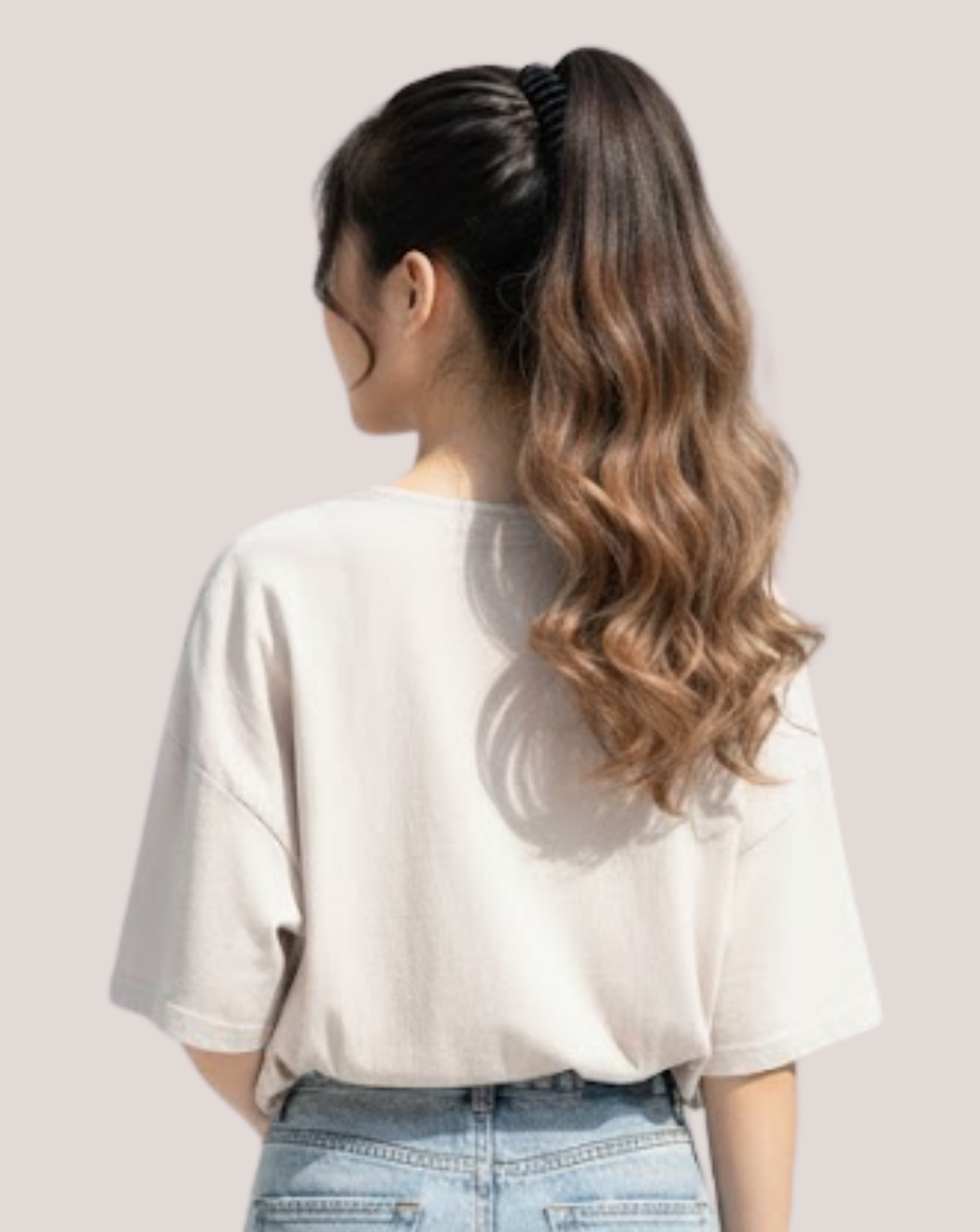 Coada New Style Ombre Saten/ Saten Caramel