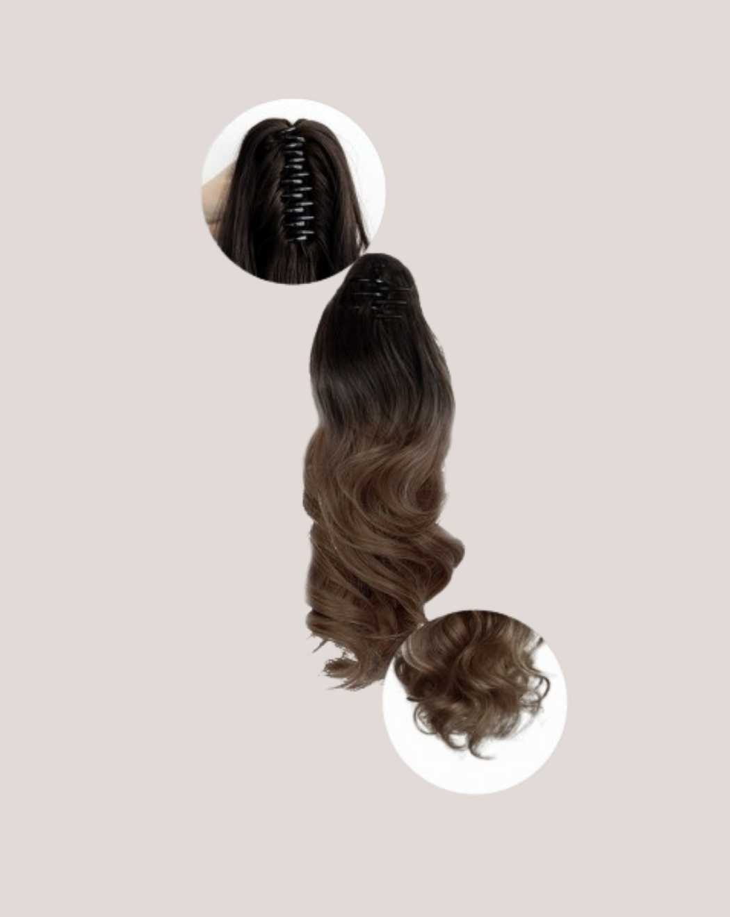 Coada New Style Ombre Saten/ Saten Caramel