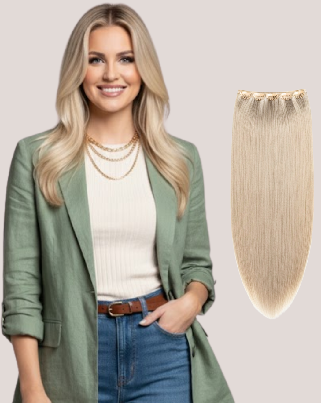 Tresă Best Seller Blond Cenușiu pla