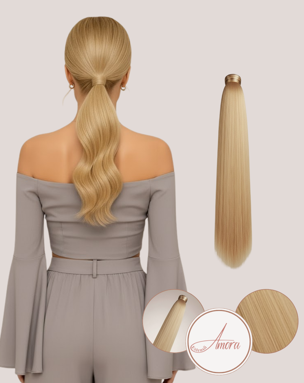 Coadă Best Seller Blond Nisipiu 18
