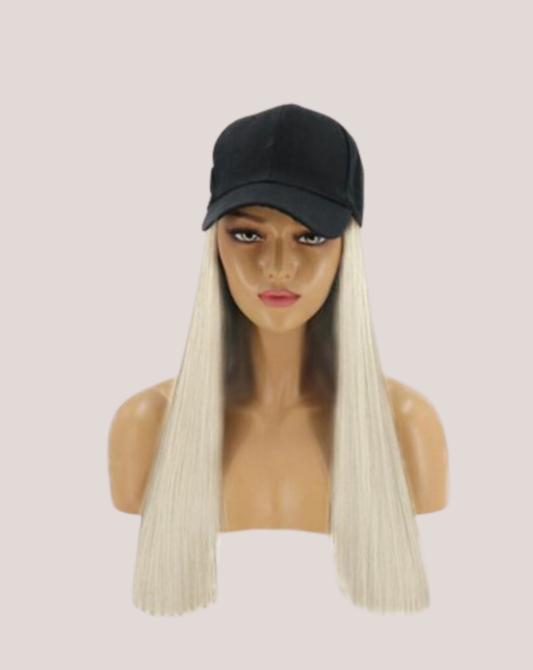 Șapcă Cu Tresă Atașată Blond Rece Perlat 60