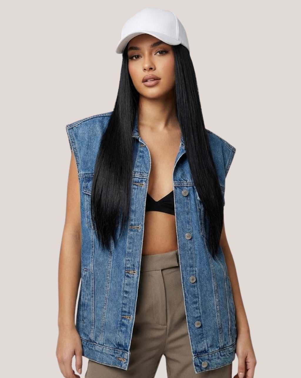 Șapcă Cu Tresă Atașată Negru Intens 1