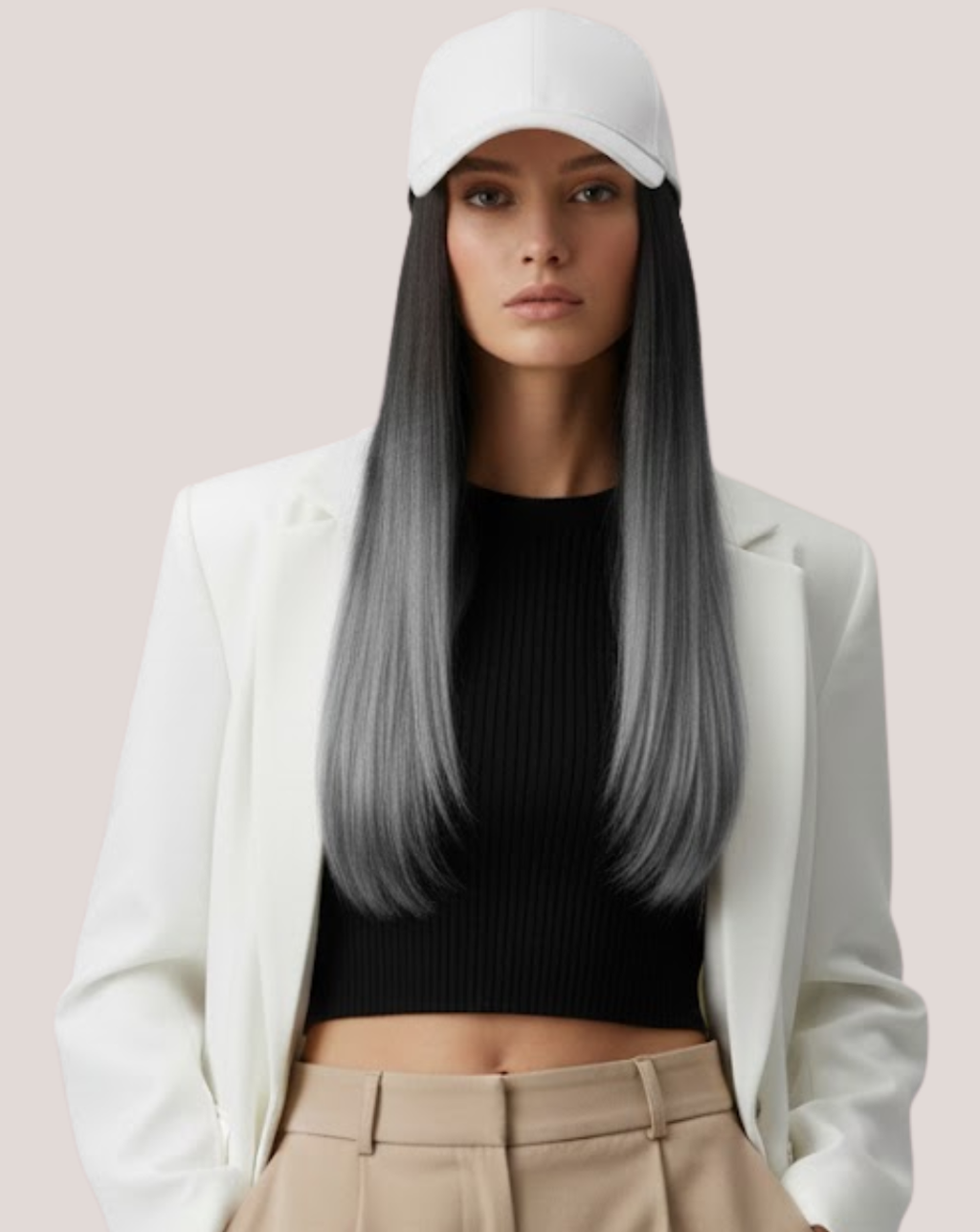 Șapcă Cu Tresă Atașată Ombre 1/Gray