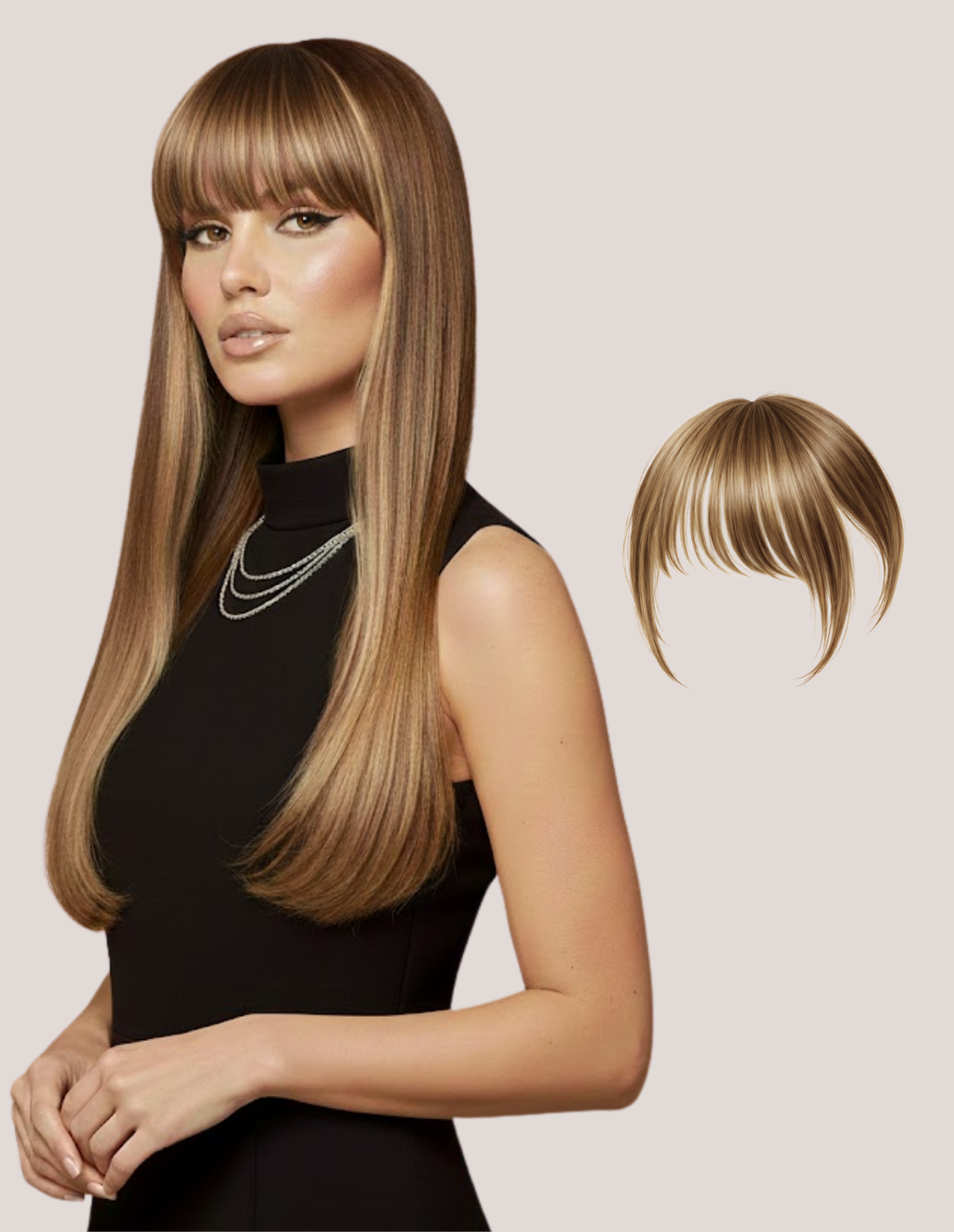 Breton Cu Calotă Suvitat Saten Ciocolatiu_blond bej