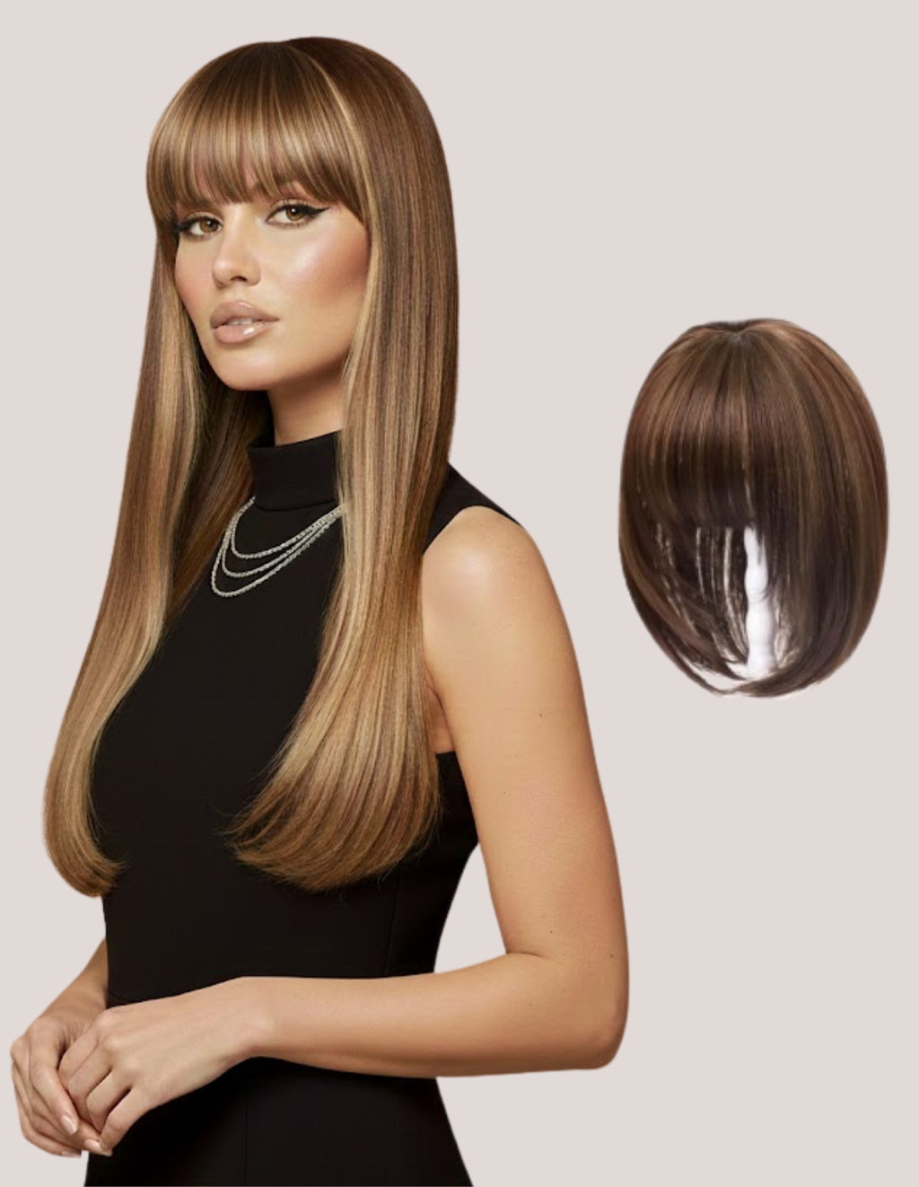 Breton Cu Calotă Suvitat Saten Ciocolatiu_blond bej