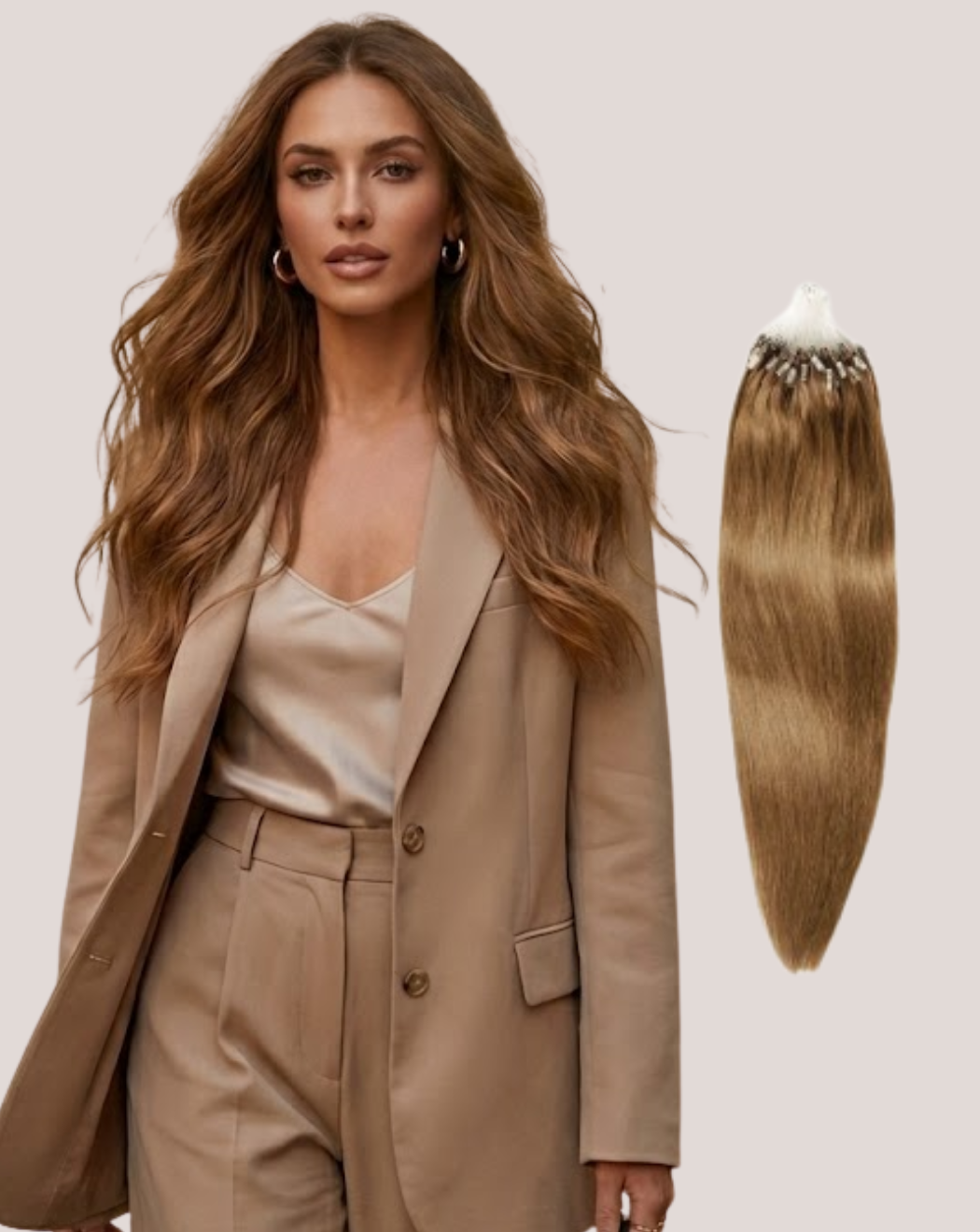 Extensii Microring Saten Deschis 10