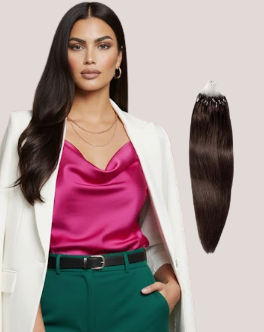 Extensii Microring Saten Natural 2