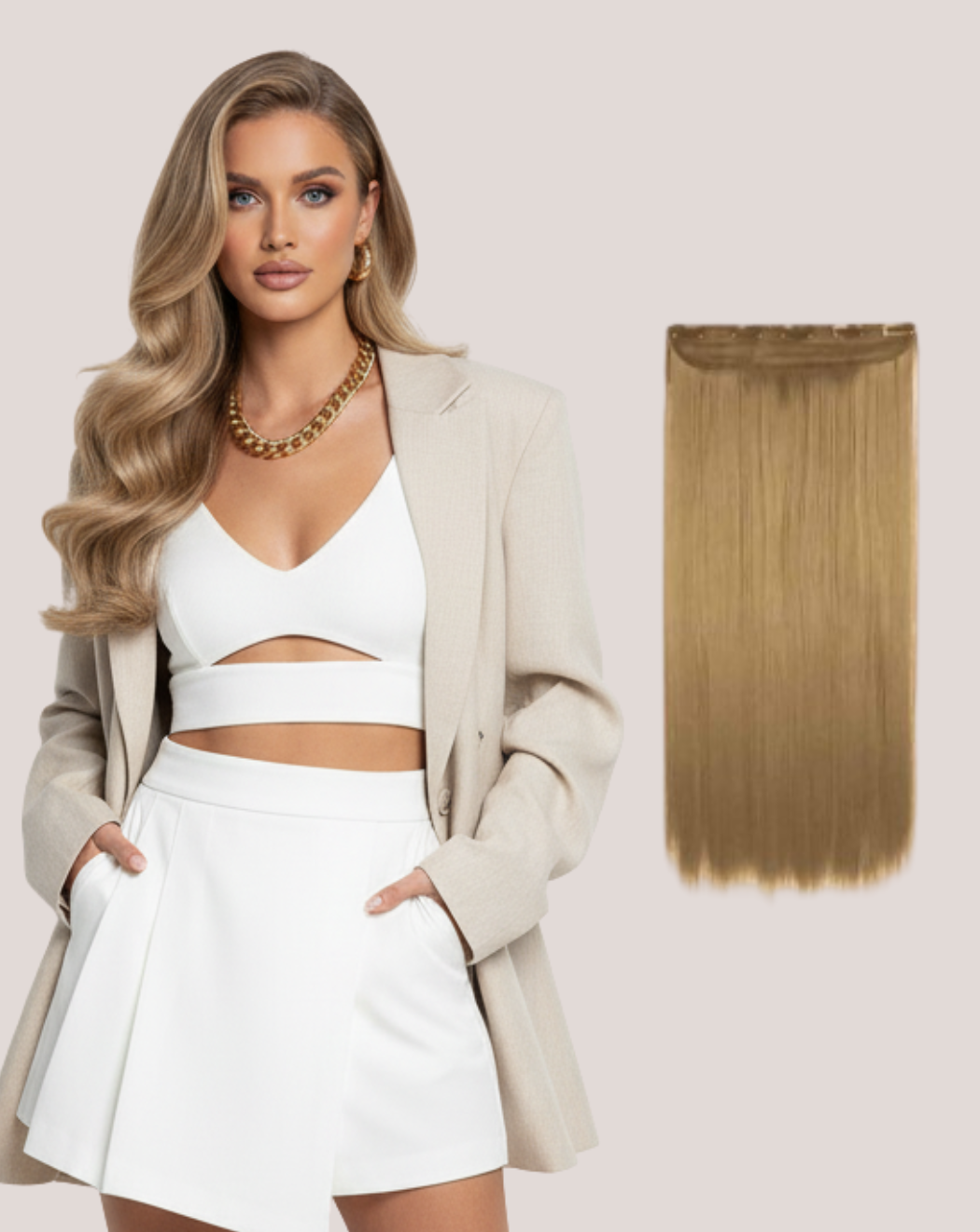 Tresă Amora Blond Nisipiu 18