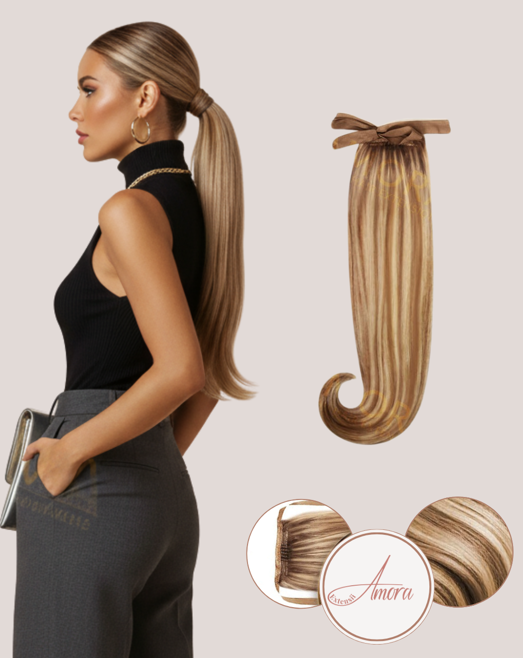 Coadă MegaVolum Balayage Sunny Days 8-18