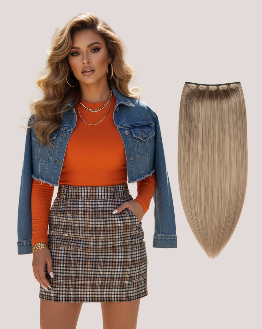 Tresă Lux Balayage Vanilla Mocha Balayage 18-5