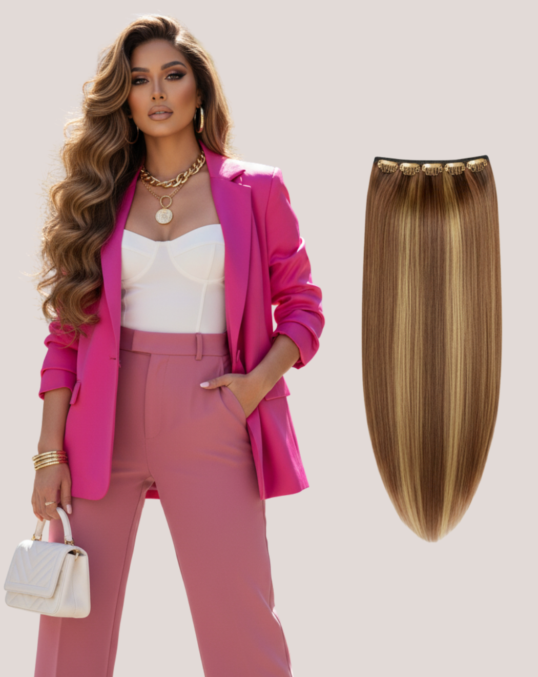 Tresă Lux Balayage Warm Cocoa 12-3